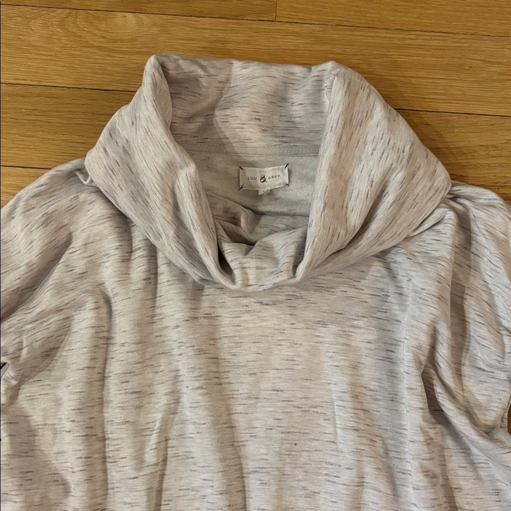 Ann Taylor Loft Lou & Grey‎ Zen Bounce Cozy Signature Soft Cowl Neck Sweater - Picture 3 of 14